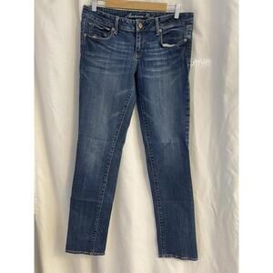 American Eagle Skinny Jeans Women's 10 Dark Wash Blue Stretch Y2K Denim .  0070